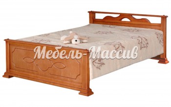 Кровать Ирида из массива дерева