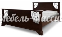 Кровать Камила из массива дерева