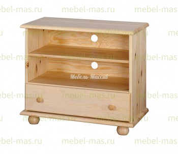 ТВ тумба Витязь 123 из массива Ш-65см,В-70см,Г-45см