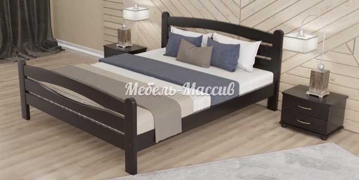 Кровать Абриколь из массива дерева