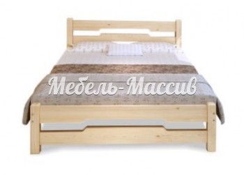 Кровать Лейла из массива дерева