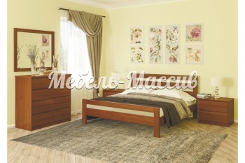 Кровать Берта из массива дерева