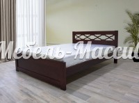 Кровать Лион из массива дерева