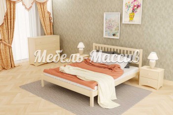 Кровать Хана из массива дерева