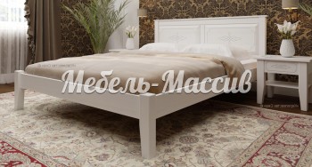 Кровать Этна из массива дерева