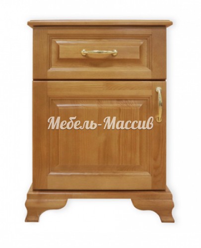 Тумба Лиана ящик+дверка из массива Ш-45см,В-58см,Г-30см