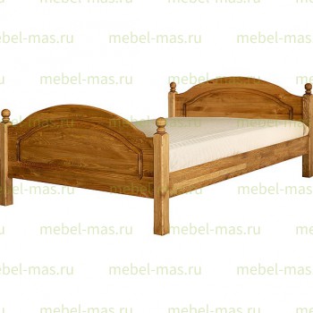 Кровать Лотос модель №3 из массива дерева