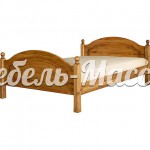 Кровать Лотос модель №3 из массива дерева