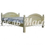 Кровать Лотос модель №3 из массива дерева