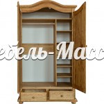 Шкаф Лотос модель №1 из массива Ш-120см,В-220см,Г-60см