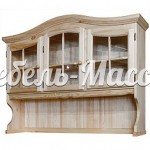 Витрина Лотос модель №3 из массива Ш-150см,В-110см,Г-35см