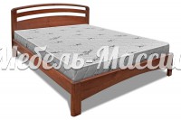 Кровать Ривьера из массива дерева