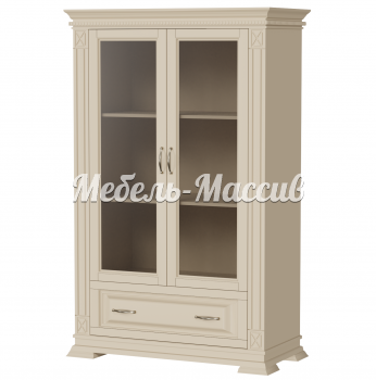 Шкаф книжный Верди - 124 из массива Ш-90см,В-140см,Г-45см