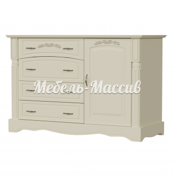 Комод Паола - 411 из массива Ш-120см,В-80см,Г-45см