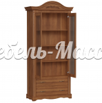 Шкаф Паола книжный с 2 ящиками из массива Ш-100см,В-220см,Г-45см