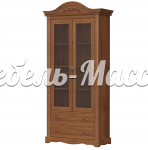 Шкаф Паола книжный с 2 ящиками из массива Ш-100см,В-220см,Г-45см
