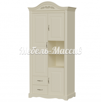 Шкаф Паола 246-1 из массива Ш-100см,В-220см,Г-60см
