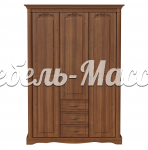 Шкаф Паола 101-1 из массива Ш-150см,В-220см,Г-60см
