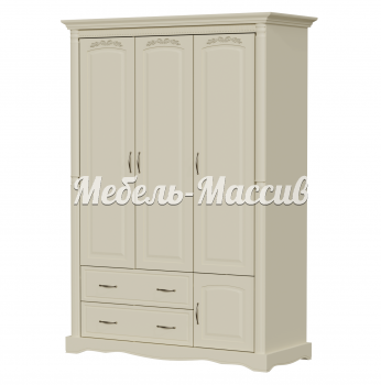 Шкаф Паола 258-1 из массива Ш-150см,В-220см,Г-60см