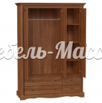 Шкаф Паола 118-1 из массива Ш-150см,В-220см,Г-60см