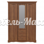 Шкаф Паола 253-1 из массива Ш-150см,В-220см,Г-60см